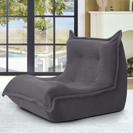 COMAX Bean Bag Chair, Big Bean Bag Sofa for Adults, Fireside Large Comfy Memory Foam Bean Bag Giant Lounger, Lazy Oversized Bean Bag Sofa Big Lounger for Living Room Bedroom Dorm