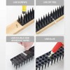 Bird Spike Strips for Outdoor Surfaces with Adhesive Strips (4,