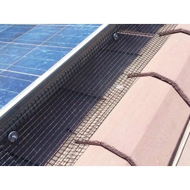 Bird Barrier Professional Grade Solar Panel Protection Kit 25' X 8" Solar Screens -1/2" Wire Mesh Screen for Solar Panel Bird Proofing with Fasteners - Includes 20 Aluminum Solar Screen Clips