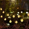 Battery Operated Globe String Lights, LOENDE Crystal Globe String Lights