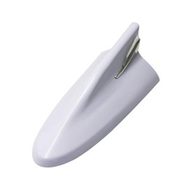 idain Shark Fin Antenna, Universal Roof Top Decorative Antenna Aerial for Car Trunk SUV (White)