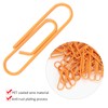3 Boxes Paper Clip Orange Small Portable Shaped Cute Pin
