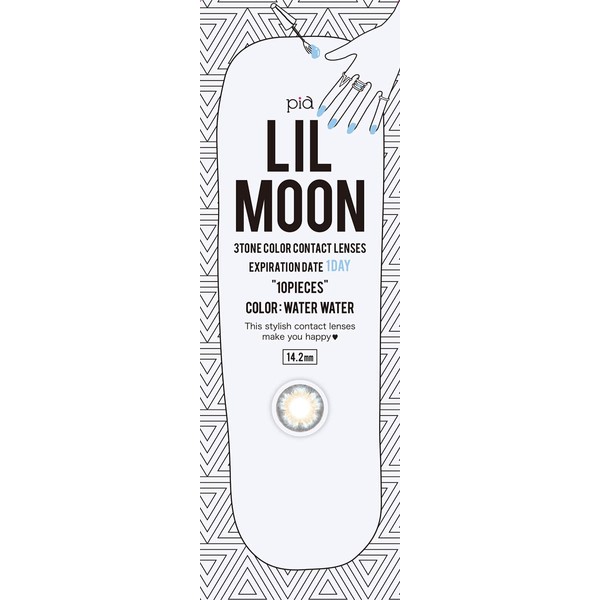 リルムーン ワンデー (LILMOON 1DAY) リルムーンワンデー ウォーターウォーター -6.50 10枚入り