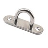 6 Pieces M5 304 Stainless Steel Oblong Pad Eye Plate