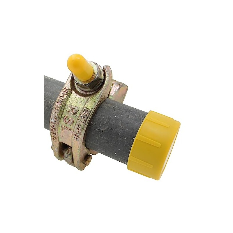 48.3mm Yellow Scaffold Tube Plastic Protection Safety Ends Caps Stoppers