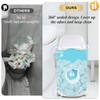XLHOMO Bathroom Accessories Set, 10 Pieces White and Gold Bathroom