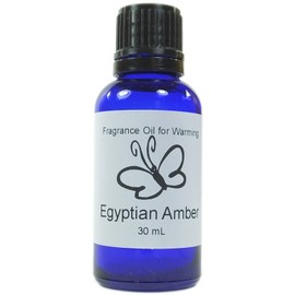 Candlecopia Egyptian Amber Concentrated Premium Fragrance Oil, Cobalt Blue Glass Bottle, Euro Style Dropper Cap