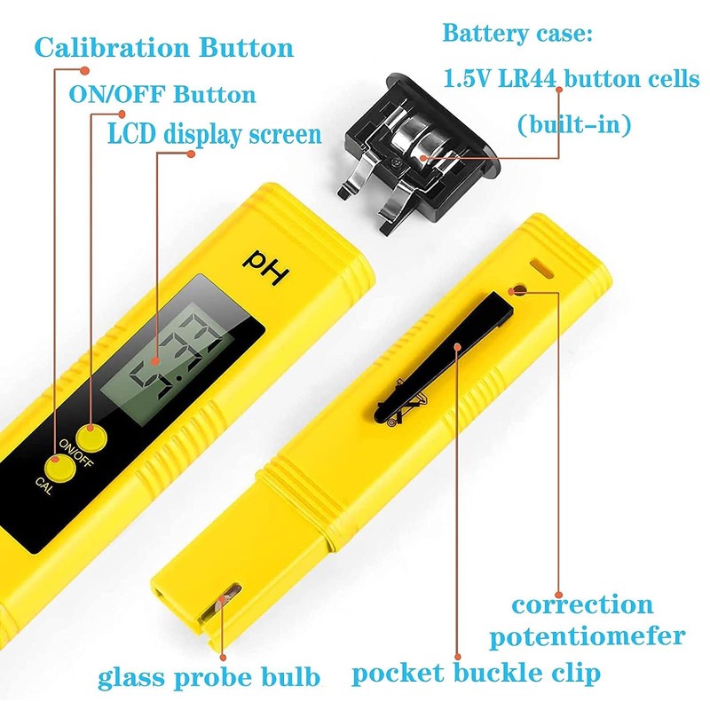 Yuentoen Water PH Meter and TDS Tester Combo, 3 in