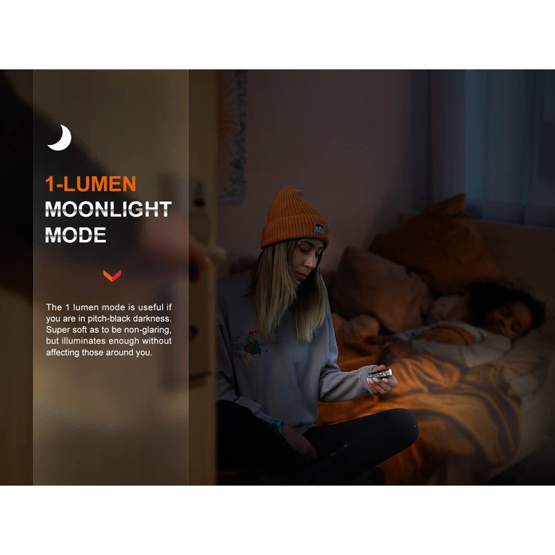 Fenix E18R V2.0 EDC Flashlight, 1200 Lumens USB-C Rechargeable Ultra