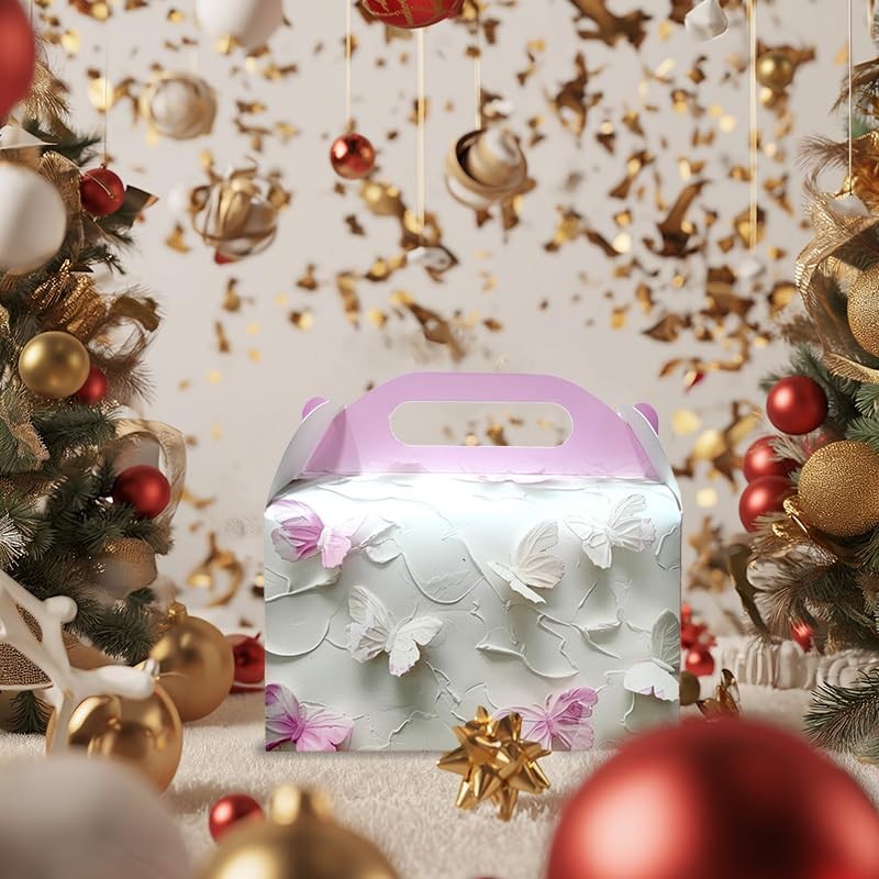 sohomeg Butterfly Gift Boxes with DIY Cards, 12 Pack -