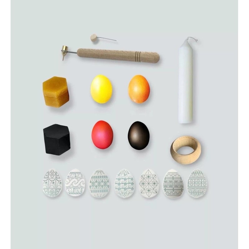 Soloveiko Pysanka, Easter Egg Decorating for Beginner with Heavy Wax