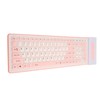 Silicone Keyboard 107 Keys Waterproof Dustproof Folding Two Colors 2.4G
