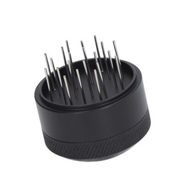 Espresso Coffee Stirrer, Stainless Steel Needle Coffee Stirring Distributor Tool with Base Coffee Needle Distributor Professional Barista Hand Distributor Tool for Cafe Home (58 mm)