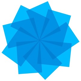 Limnyves 9 Pcs Gel Light Filters, Color Correction Color Overlay Film Lighting Gel Filters for Movies, Videos, Photography, Stage (Blue)