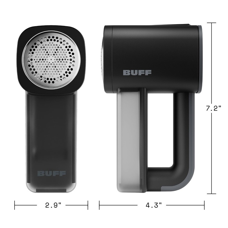 BUFF Fabric Shaver + Lint Remover, Sweater Defuzzer with 3