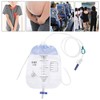 5Pcs Urinary Drainage Bag Thickened PVC Anti Reflux Disposable Urine