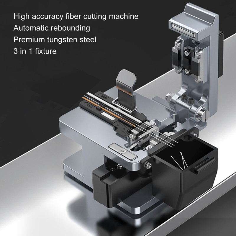 Optical Fiber Cleaver Auto Blade Rebounding 3 in 1 Fixture