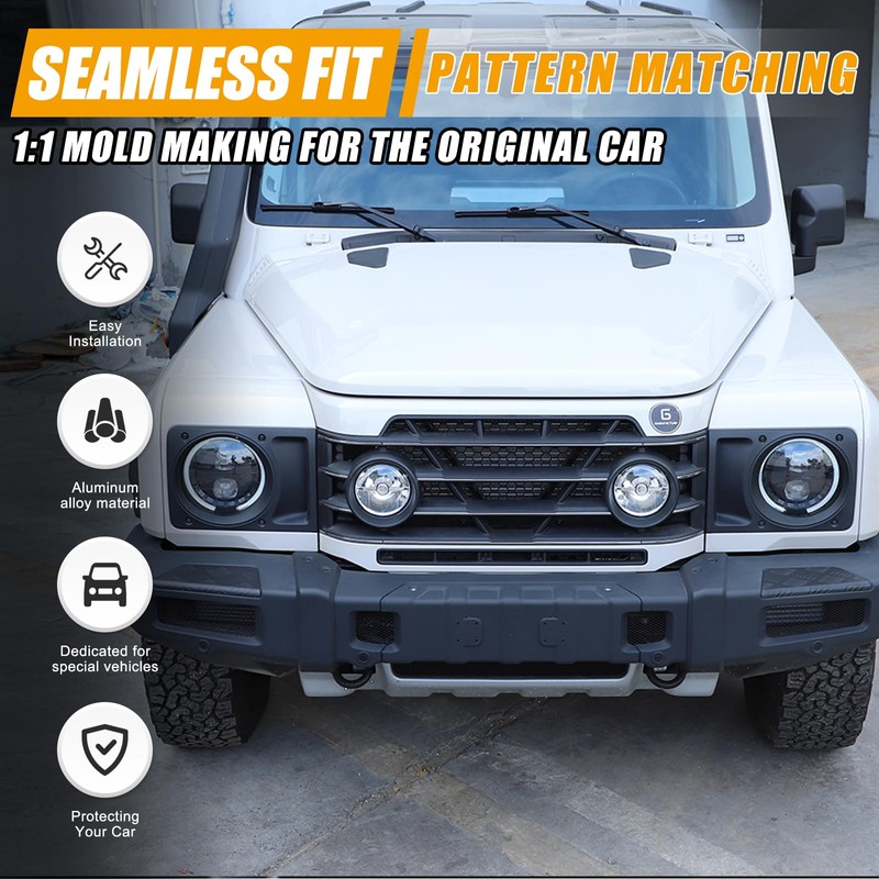 Bekantogy Car Front Bumper Guard Front Bumper Protection Pedal Cover