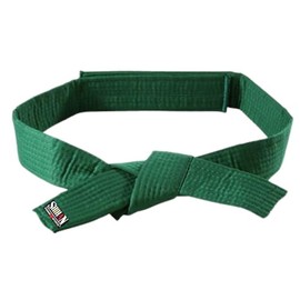 Self Fastening (NWSVLCR) GREEN Karate Belt Extra Small Kids, EASY TIE With Self Fastener Junior Toddler Special Kids size Easy Tie (150cm) Length For CHILDREN, Karate, Kickboxing, Shotokan KARATE KID