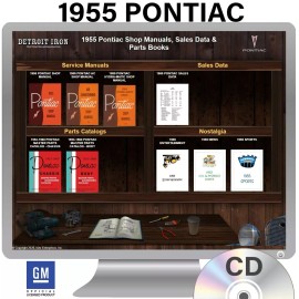1955 Pontiac Shop Manuals, Sales Data & Parts Books Kit