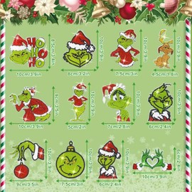 Funmo Diamond Painting Christmas, Diamond Painting, Diamond Painting Advent Calendar, Diamond Painting Pendant, Christmas Hanging Decoration Gifts, Diamond Painting DIY Kit