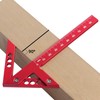 Center Gauge 100mm 45° 90° Aluminum Alloy Line Ruler Measuring