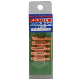 Star Denki Manufacturing (SUZUKID) P-601 Non-Gas Mild Steel SUS Tip 0.8φ x 5 Pieces