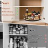 ZYNERY Pack of 2 Turntable Organiser, 360° Lazy Susan Rotating