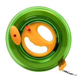Simxkai Kite String Reel, Spool, Line Winder, Come with Lock, 18 cm with 200 m Line (Green)