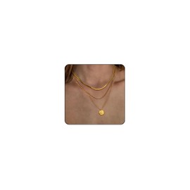 Elegance 11 designs Gold Layered Pendant Necklaces for Women,Dainty Layering Choker Waterproof Necklaces Stack Set for Women Trendy Gold Jewelry Gift