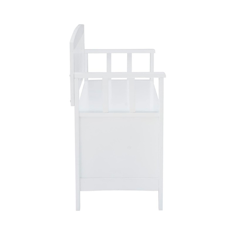 Linon Cynthia Storage Bench White