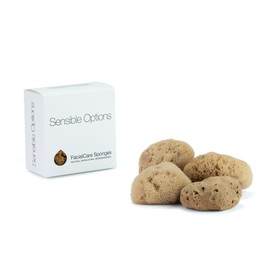 FacialCare Exfoliating Sponge - For a Deep Down Facial Scrub - Natural, Hypoallergenic, no Waste - Mediterranean Sea Sponges