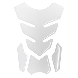 Transparent Glue Oil Gas Tank Pad Motorcycle, 21 x 14 cm Motorcycle Sticker Accessories, Gloss Universal Tank Pad, Slim Waterproof Tank Sticker for All Motorcycle Brands