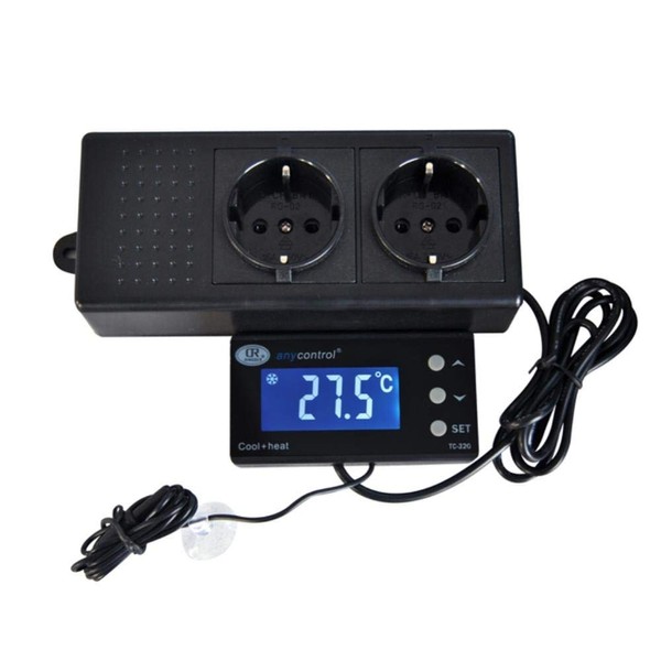 Digital Thermostat Thermometer Heating and Cooling Control Greenhouse Aquarium Terrarium