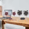 Portable Neck Fan Dual Head Bendable Wearable USB Rechargeable Hand