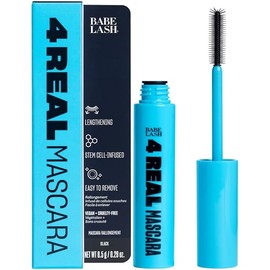 Babe Original 4 Real Mascara Black for Volume, Length, and Lift in Eyelashes, Defined & Flutterly Look, Vegan & Cruelty-Free, 8.5g