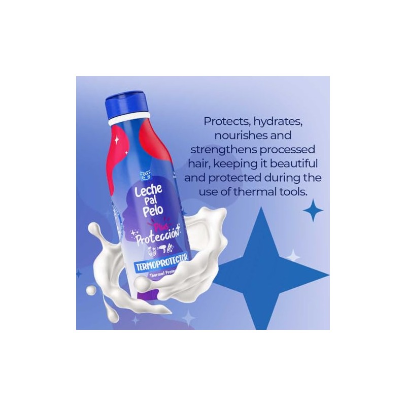 Leche Pal Pelo - Colored Hair; Thermal Protectant Treatment with