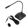Gooseneck Microphone Desktop 6.35mm Cable Gooseneck Microphone with Light for