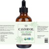 Bathrest Organic Castor Oil 100% Pure Natural Hair Oil for