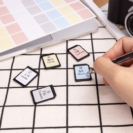 JJC 120pcs Labels Stickers Memory Card Label Stickers SD SDHC SDXC XQD CF CFexpress Type-B Cards & Condiment Labels, Chilled Food Container Organizer Stickers Date Stickers Easy Removal