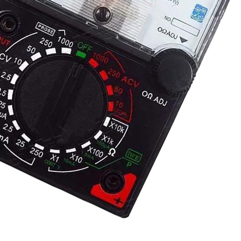 Pointer Multimeter Ammeter Voltmeter Ohmmeter with Probes Teaching Aids Maintenance