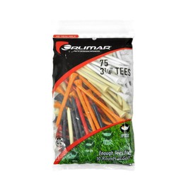 Orlimar Golf Tees 3 1/4-Inch, Multi Colored (Red, Orange, White, Blue, Natural),75-Pack