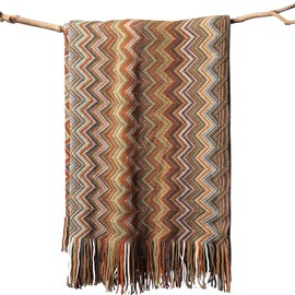 lifein Fall Boho Throw Blanket for Couch-Soft Knitted Farmhouse Boho Bed Throws,Cozy Small Lightweight Blankets&Throws with Tassels for Autumn,Woman,Man,Home Decor,Bed,Chair,Sofa(Chartreuse,50 * 60")
