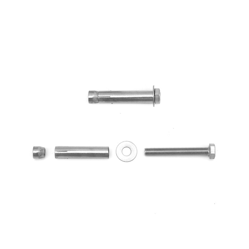 QWORK 304 Stainless Steel External Hex Expansion Bolts M8x60mm, 20