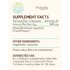 HerbEra Hops 60 Capsules, 500 mg, Hops (Humulus Lupulus) Dried