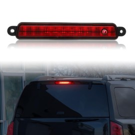 LED 3rd Third Brake Light for Armada 04-15, KEWISAUTO Red Center High Mount Stop Light for Nissan Armada 2005-2015/ Nissan Pathfinder Armada 2004/ Infiniti 2004-2010 QX56 Accessories(1PCS)