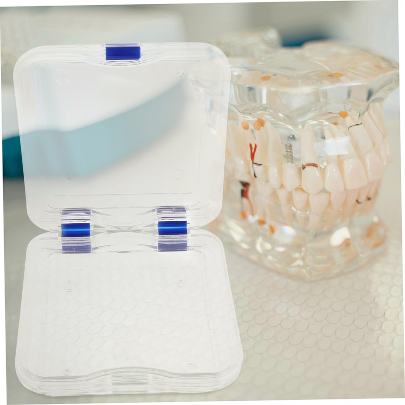 BIUDECO Case Bath Container Cups for Soaking Retainers Storage Cleaning