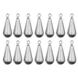 TaoTaoChong Fishing Weights Inline Iron Casting Swivel Raindrop Sinkers 30g /1oz