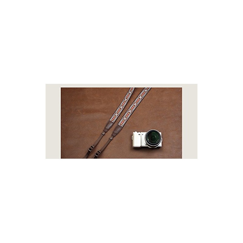 カムイン(cam-in) カメラストラップ 刺繍 シリーズ 汎用型 コットン CAM7577