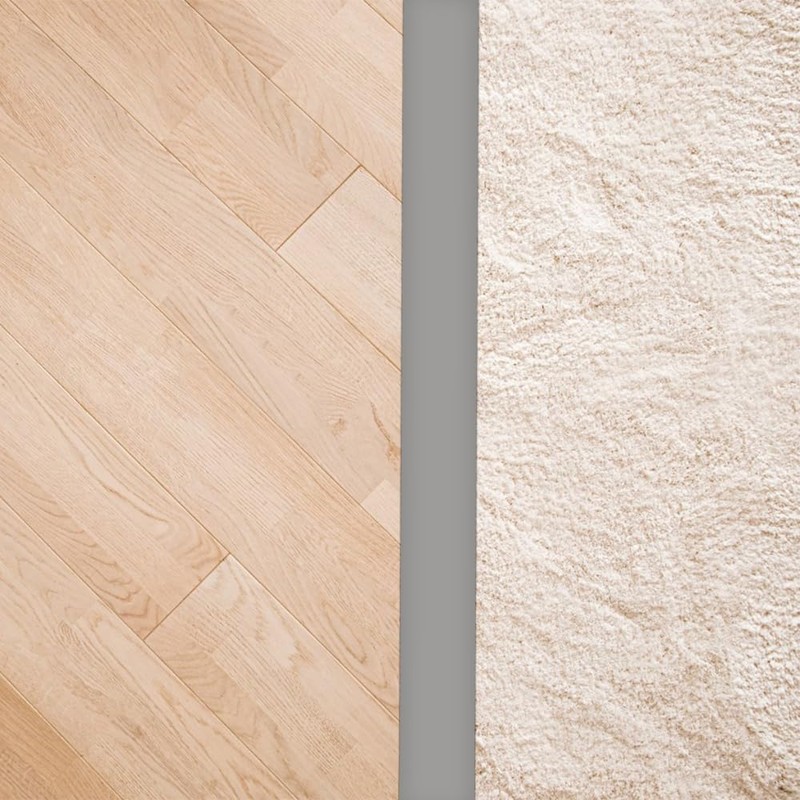 PAMISO 8Ft Floor Transition Strip, 3in Wide Self Adhesive Vinyl